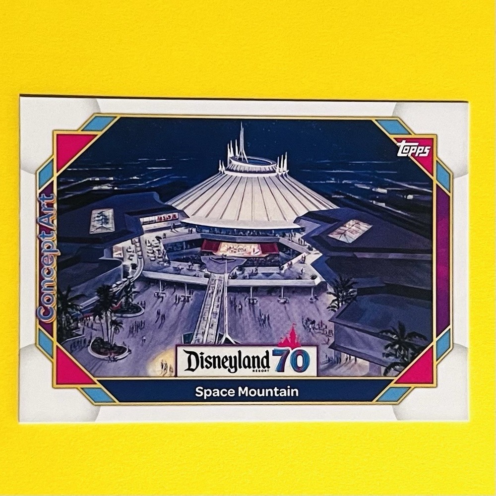 2025 Topps Disneyland 70th Anniversary Space Mountain Concept Art #149 Disney